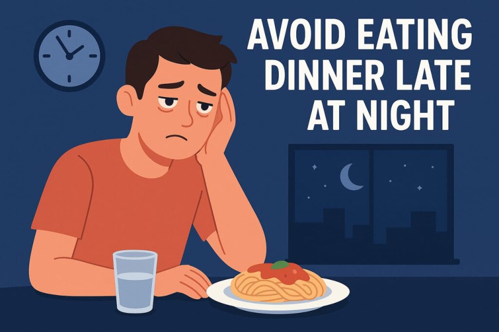 Why You Should Avoid Eating dinner Late at Night