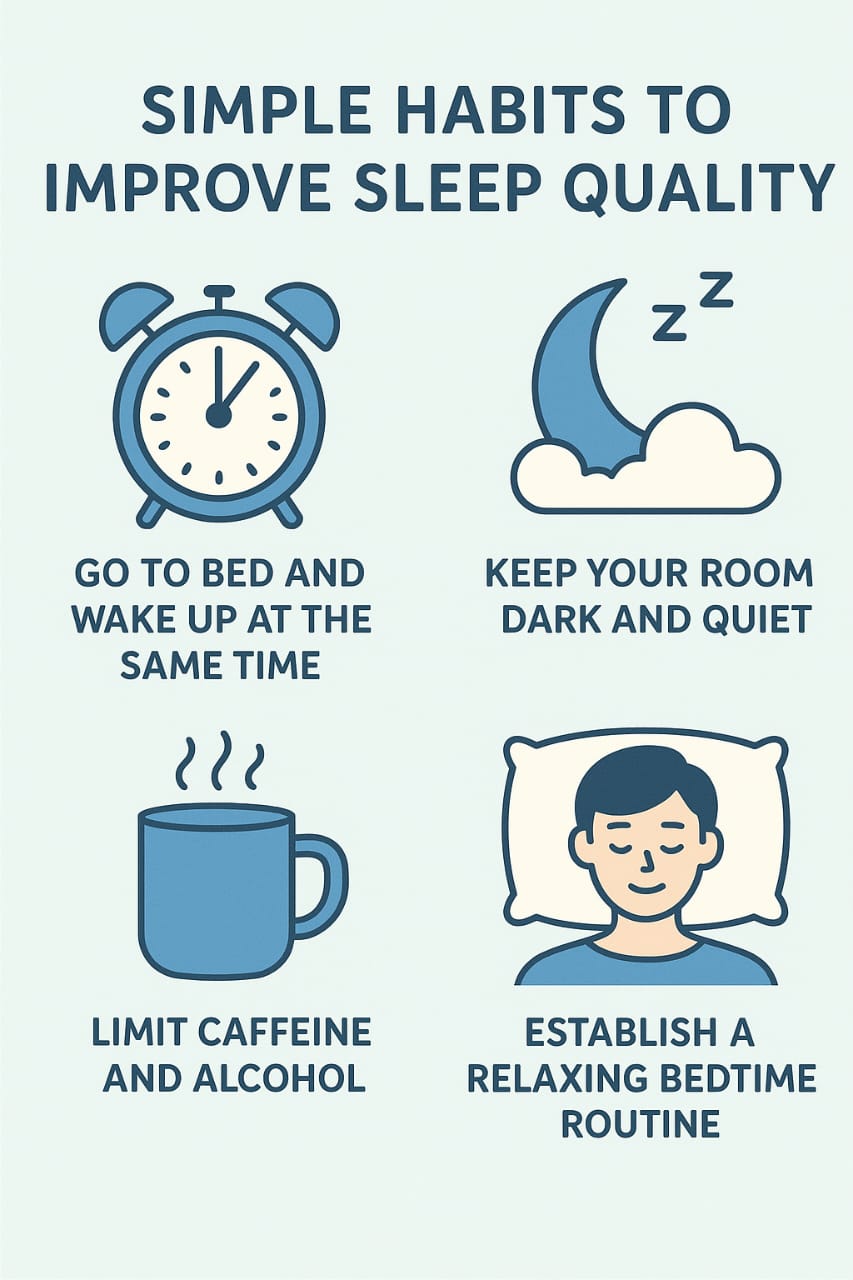 Simple habits to improve sleep quality
